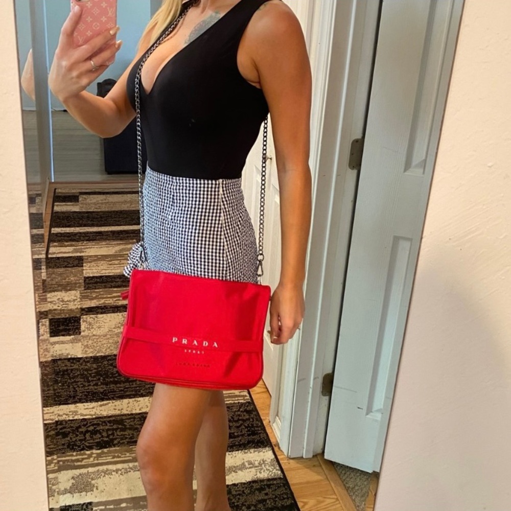 ❌SOLD ❌PRADA “messenger” repurposed bag - Picture 3 of 14